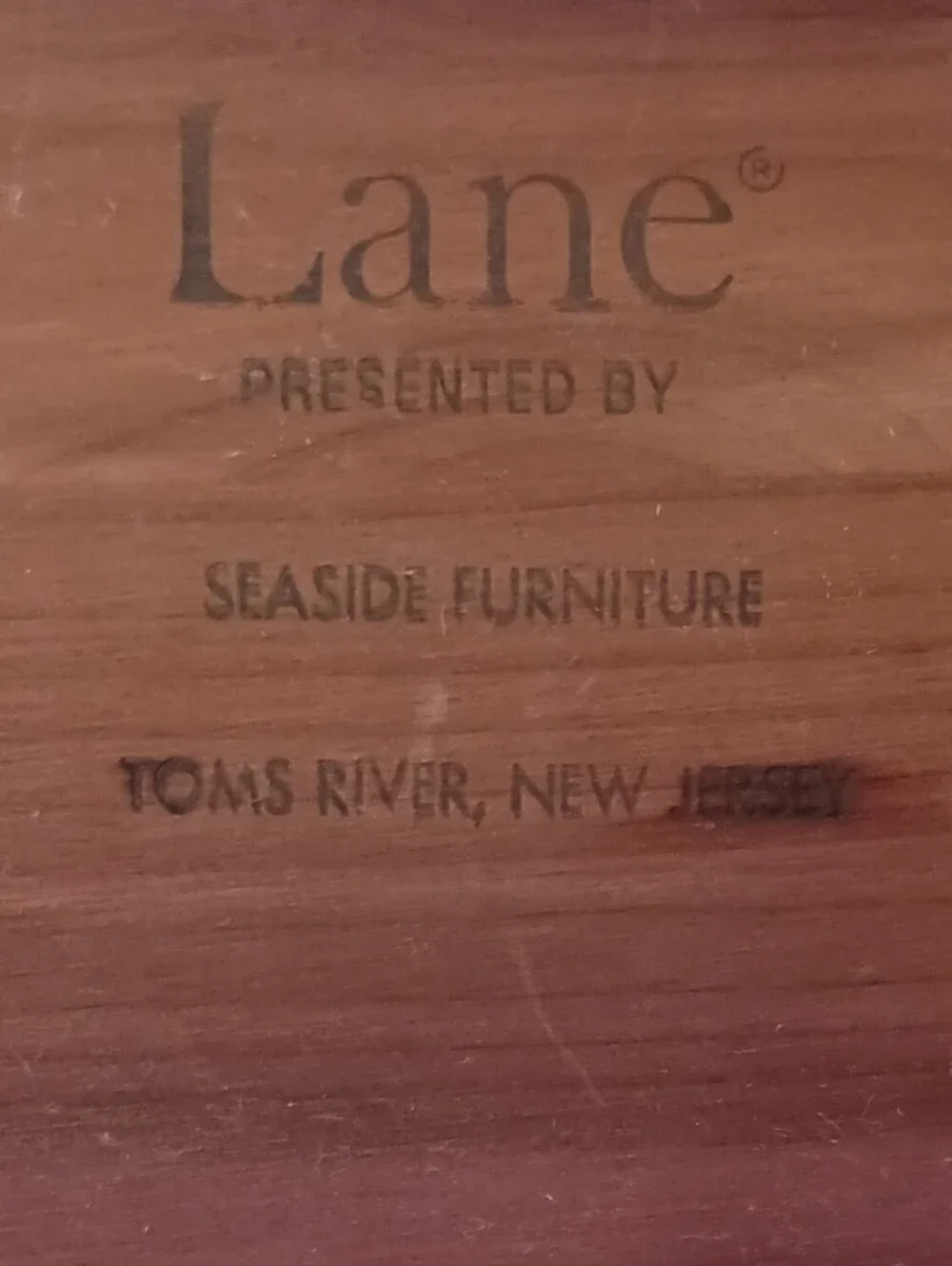 Vintage Lane Mini Cedar Hope Chest Jewelry Trinket Box Salesman Sample Has Key